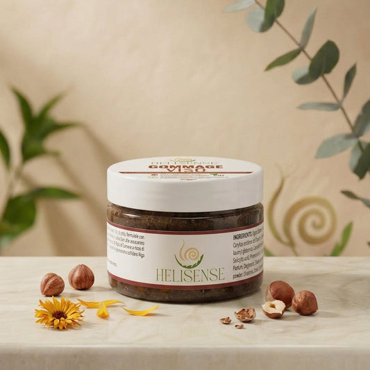 Gommage Viso Helisense - Esfoliante Illuminante alla bava di lumaca con microgranuli naturali

